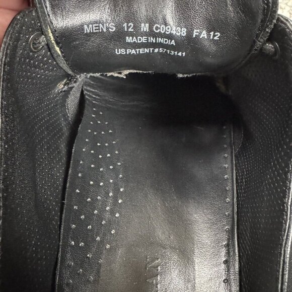 Cole Haan Mens Air Adams Black Dress Oxford Apron Toe Derby C09438 Size 12 M - Picture 16 of 16